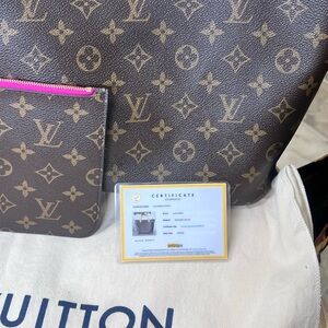 Louis Vuitton Brown Monogram Canvas Tote